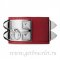 Hermes Collier de Chien Bracelet Red With Silver